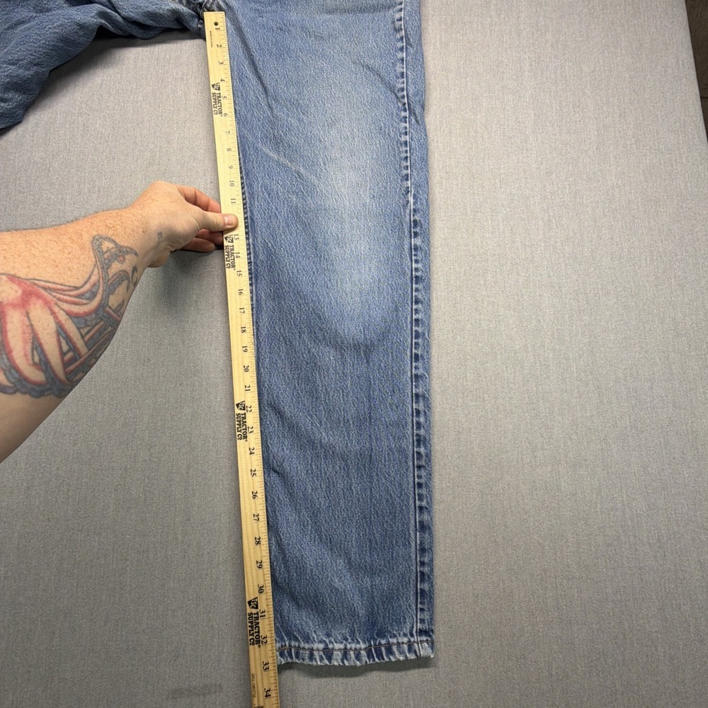 VTG Levis Orange Tab 505 Jeans Mens 38x34 (Fits 36x33) Made In USA 80s Nice Fade - Picture 9 of 11